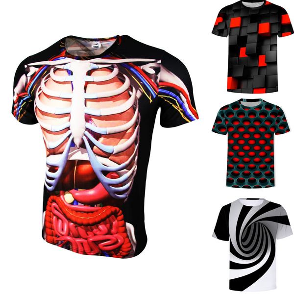 vertigo hypnotic printing t shirt unisxe funny short sleeved tees men/women men's 3d t-shirt, White;black
vertigo hypnotic printing t shirt unisxe funny short sleeved tees men/women men's 3d t-shirt, White;black