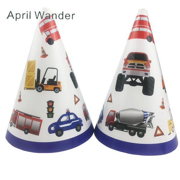 6pcs/lot lovely construction vehicle paper hats cartoon cars birthday paper hats for kids happy birthday party supplies
6pcs/lot lovely construction vehicle paper hats cartoon cars birthday paper hats for kids happy birthday party supplies
