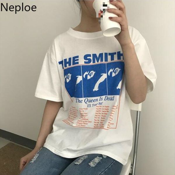 neploe harajuku letter print t shirts women solid o neck short sleeve female summer 2020 loose casual cotton tees 1c781, White
neploe harajuku letter print t shirts women solid o neck short sleeve female summer 2020 loose casual cotton tees 1c781, White