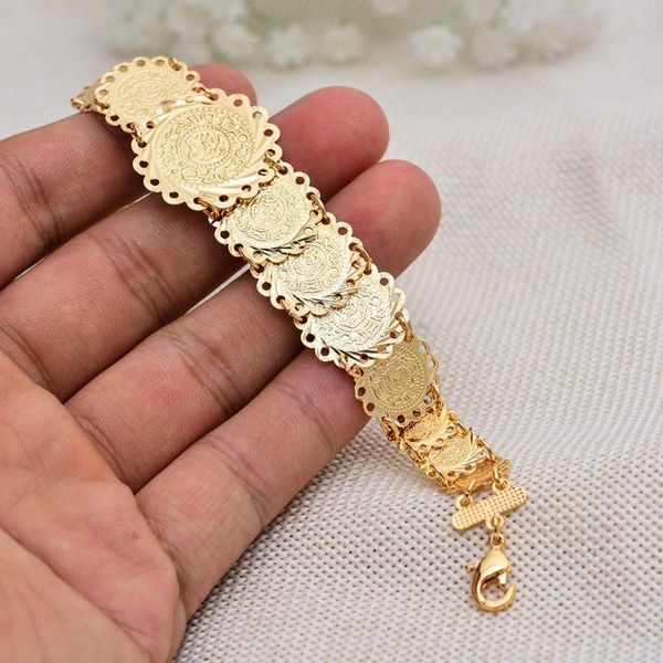 wando 17cm+3cm classic women coin jewelry gold color women bracelet islamic arabic middle east gifts, Black
wando 17cm+3cm classic women coin jewelry gold color women bracelet islamic arabic middle east gifts, Black