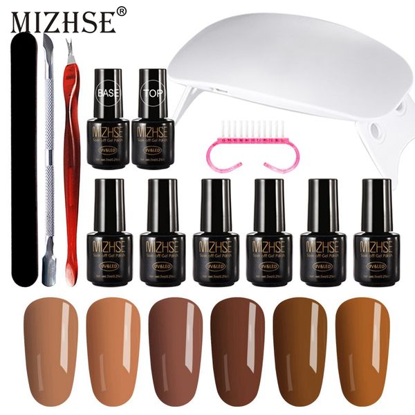 mizhse 13pcs/lot diy nail art tools 6w uv led lamp for nail gel polish kits manicure hybrid varnishes primer set 6 colors
mizhse 13pcs/lot diy nail art tools 6w uv led lamp for nail gel polish kits manicure hybrid varnishes primer set 6 colors