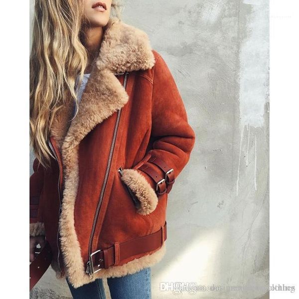 jacket lamb designer winter coats turn down collar thick warm jacket coat womens suede leather, Black;brown
jacket lamb designer winter coats turn down collar thick warm jacket coat womens suede leather, Black;brown