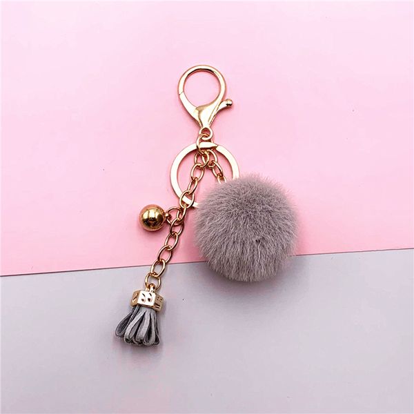cute women's tassel hair ball key chain pendant tassel fur plush ball key chain charm ring jewelry gift accessories, Silver
cute women's tassel hair ball key chain pendant tassel fur plush ball key chain charm ring jewelry gift accessories, Silver