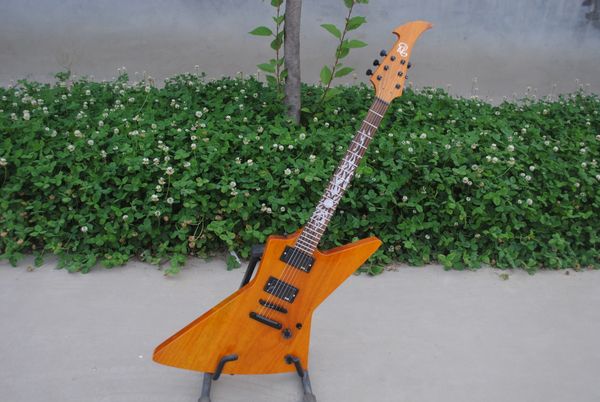 new customized goose shaped explorer shaped electric guitar sun flame fingerboard inlaid peach core body of
new customized goose shaped explorer shaped electric guitar sun flame fingerboard inlaid peach core body of