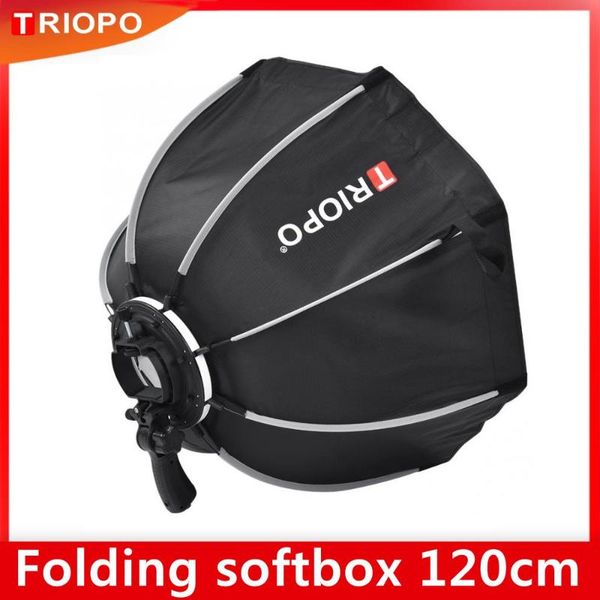 triopo 120cm octagon umbrella softbox with handle for godox on-camare flash speedlite pgraphy studio accessories soft box
triopo 120cm octagon umbrella softbox with handle for godox on-camare flash speedlite pgraphy studio accessories soft box