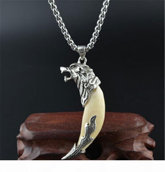 new wolf tooth pendant bag silver tooth tip set tibetan silver real wolf dog teeth europe and america retro necklace pendant long gift
new wolf tooth pendant bag silver tooth tip set tibetan silver real wolf dog teeth europe and america retro necklace pendant long gift