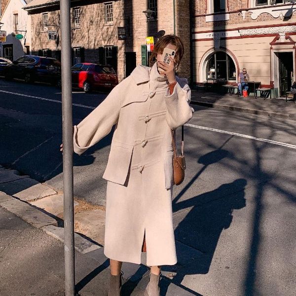 2020 winter long coat women hooded coat wool blend jacket long style loose warm woolen jacket ladies korean woolen, Black
2020 winter long coat women hooded coat wool blend jacket long style loose warm woolen jacket ladies korean woolen, Black