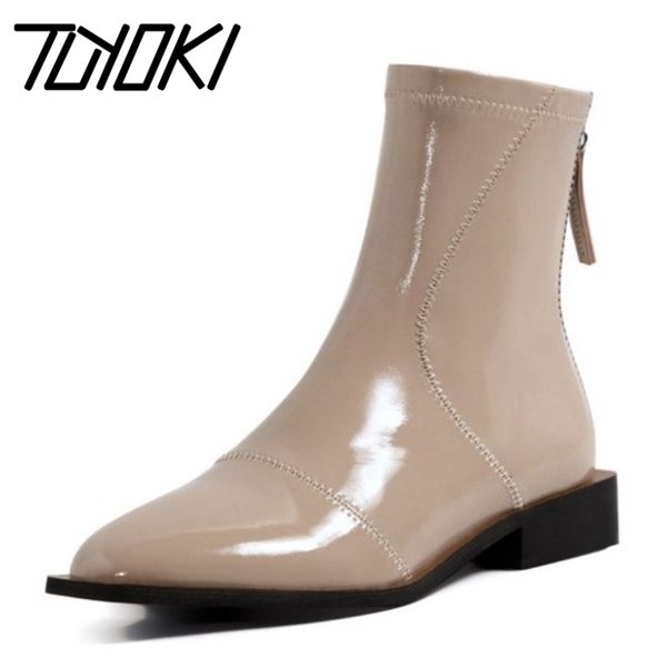 tuyoki женщины ботильоны квартиры площадь toe zipper обувь зимние теплые ботинки женщин способа партии обуви размер 34-40, Black
tuyoki женщины ботильоны квартиры площадь toe zipper обувь зимние теплые ботинки женщин способа партии обуви размер 34-40, Black