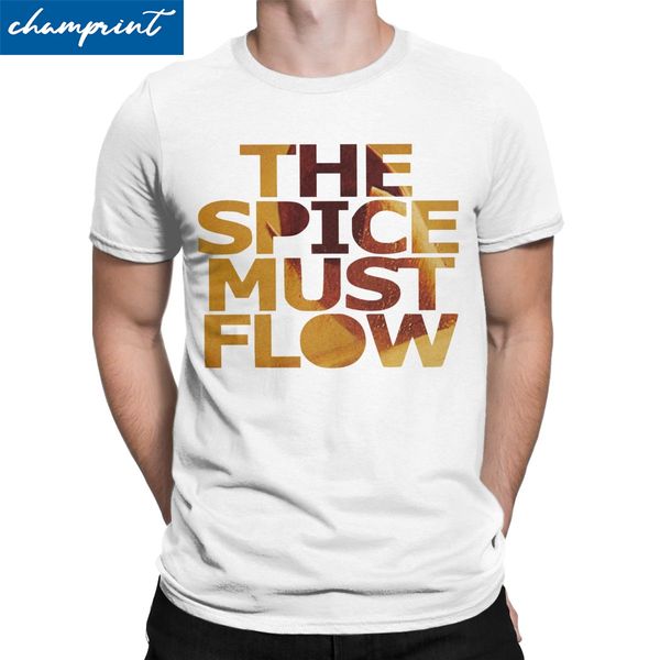 the spice must flow t shirt for men cotton funny t-shirt dune herbert frank arrakis science fiction tee shirt printed clothes
the spice must flow t shirt for men cotton funny t-shirt dune herbert frank arrakis science fiction tee shirt printed clothes