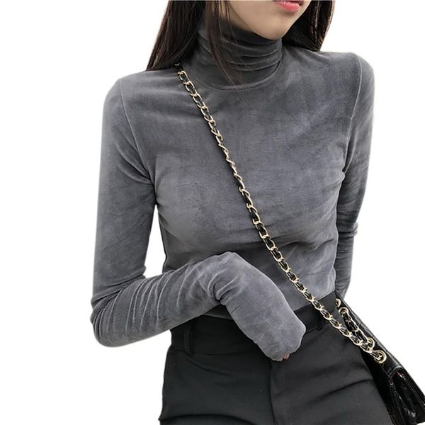 blackday women warm gold velvet pullovers turtleneck long sleeve high collar bottoming slim t-shirt new, White
blackday women warm gold velvet pullovers turtleneck long sleeve high collar bottoming slim t-shirt new, White