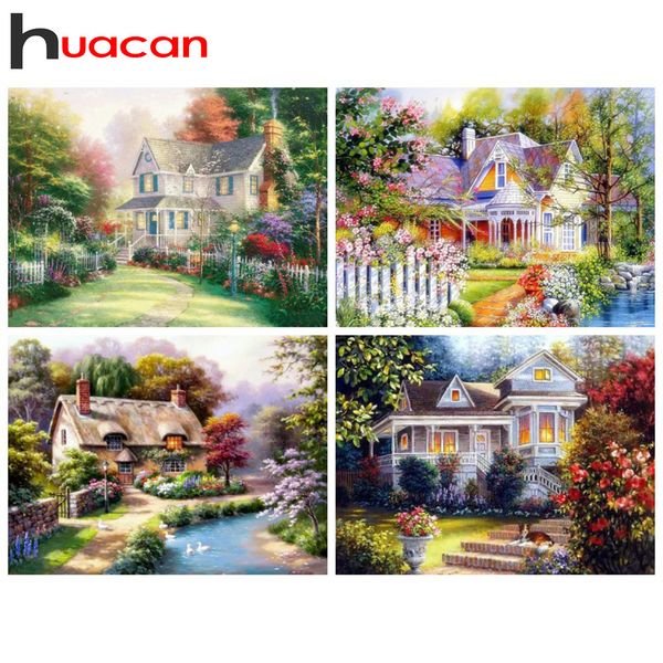 huacan diamond embroidery full display scenic diy diamond painting square house rhinestones pictures crystal mosaic
huacan diamond embroidery full display scenic diy diamond painting square house rhinestones pictures crystal mosaic