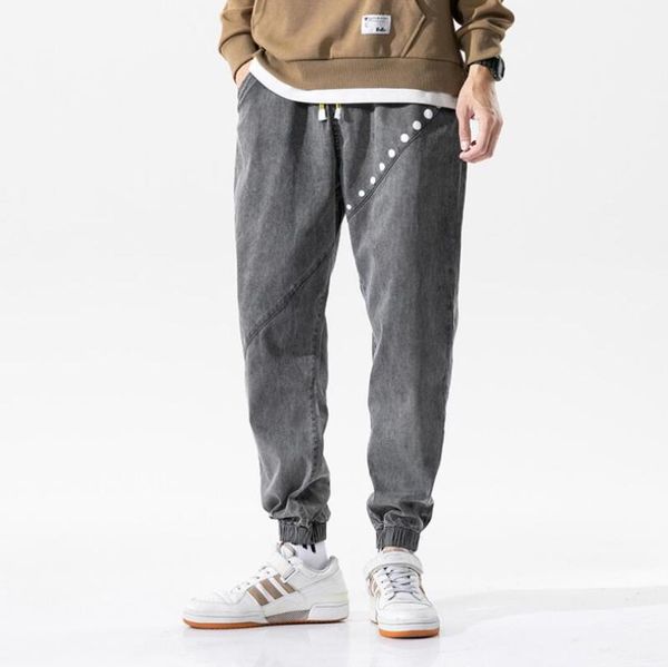 men's jeans 2021 men fashion plus size 5xl casual joggers pants man streetwear hip hop loose harem denim trousers male w1073, Blue
men's jeans 2021 men fashion plus size 5xl casual joggers pants man streetwear hip hop loose harem denim trousers male w1073, Blue