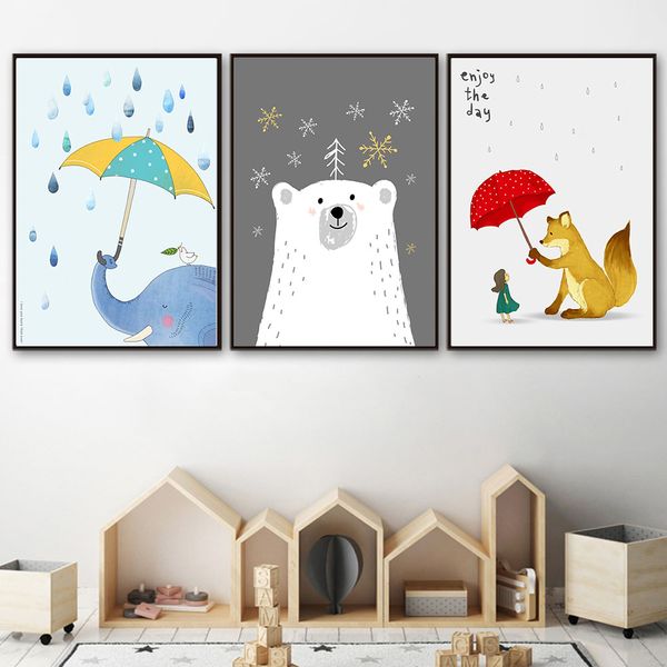 polar bear cartoon fox elephant animal painting nursery quote poster canva print wall art picture nordic kids baby bedroom decor
polar bear cartoon fox elephant animal painting nursery quote poster canva print wall art picture nordic kids baby bedroom decor