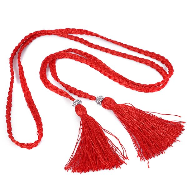 folk-custom tassel dress belt women girls braided belt decorated waist chain corset thin bigsweety, Black;brown
folk-custom tassel dress belt women girls braided belt decorated waist chain corset thin bigsweety, Black;brown
