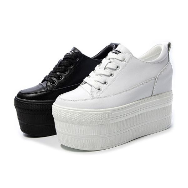 2020 new autumn women's shoes genuine leather thick-soled platform platform heel increase casual lace flat shoes, Black
2020 new autumn women's shoes genuine leather thick-soled platform platform heel increase casual lace flat shoes, Black