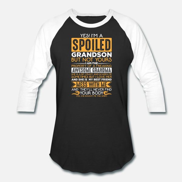spoiled grandson awesome grandma grandchild t shirt men customized short sleeve plus size 3xl unique crazy new fashion spring outfit shirt
spoiled grandson awesome grandma grandchild t shirt men customized short sleeve plus size 3xl unique crazy new fashion spring outfit shirt