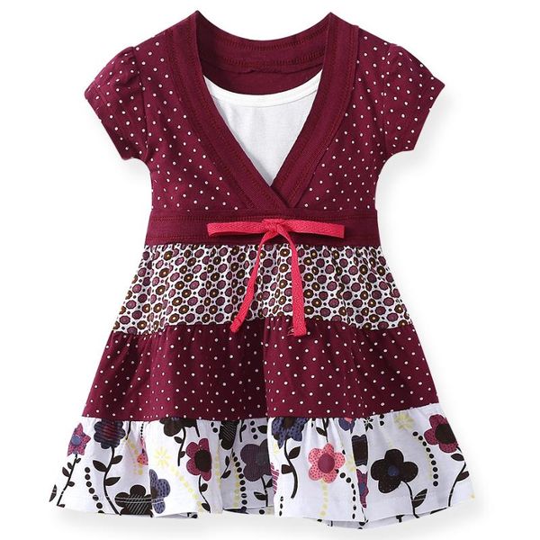 sheecute girls dress toddler & kids short sleeve bohemian style dress scd029, Red;yellow
sheecute girls dress toddler & kids short sleeve bohemian style dress scd029, Red;yellow