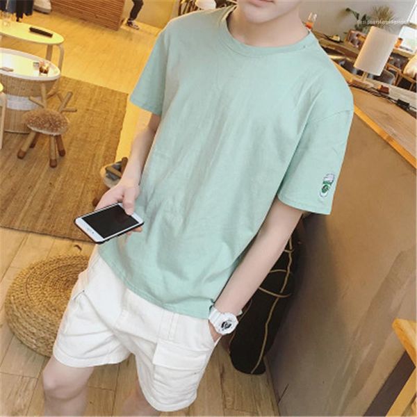 tees r short sleeve tshirt men fashion casual sweat absorbing breathable clothes slim round neck summer men half sleeve, White;black
tees r short sleeve tshirt men fashion casual sweat absorbing breathable clothes slim round neck summer men half sleeve, White;black