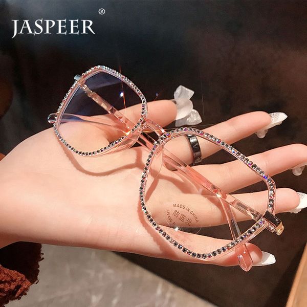 jaspeer luxury diamond anti blue glasses women rhinestone computer eye glasses men blue light blocking eyeglasses frames, White;black
jaspeer luxury diamond anti blue glasses women rhinestone computer eye glasses men blue light blocking eyeglasses frames, White;black