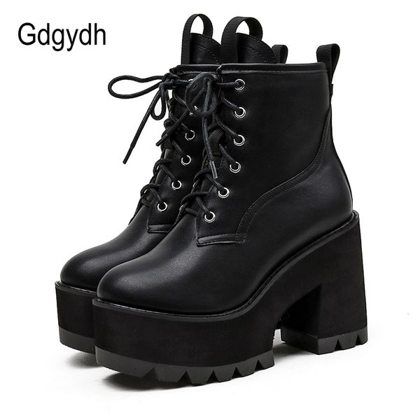gdgydh wholesale women's shoes spring autumn square heel female footwear high heels ankle boots platform black punk lace up new
gdgydh wholesale women's shoes spring autumn square heel female footwear high heels ankle boots platform black punk lace up new
