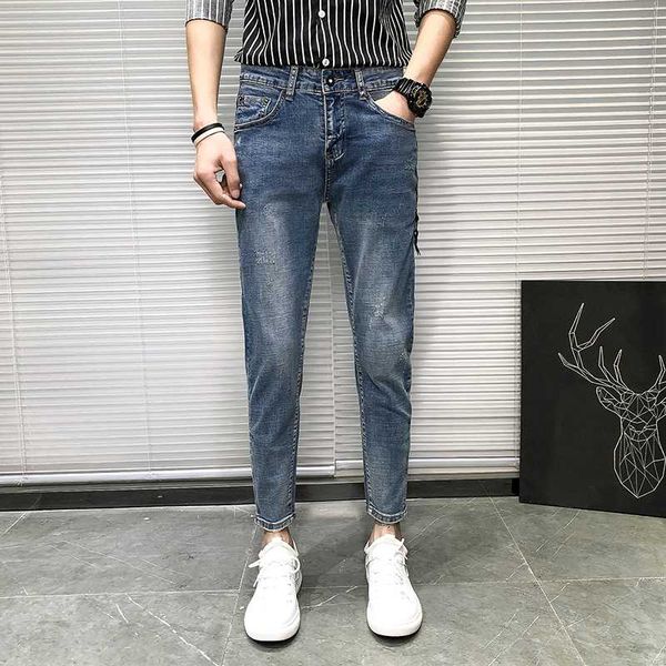 men's jeans spring skinny men fashion washed casual denim pants man slim fit streetwear hip hop cowboy trousers male clothes, Blue
men's jeans spring skinny men fashion washed casual denim pants man slim fit streetwear hip hop cowboy trousers male clothes, Blue