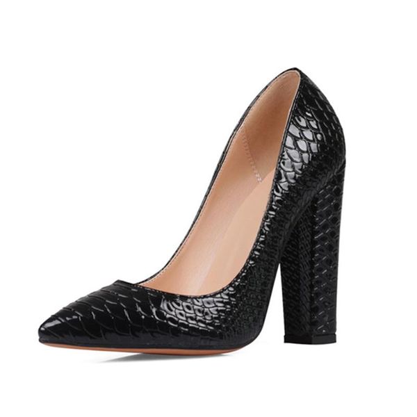 lovirs women's snake pointed toe thick heels pumps 10cm pumps slip on evening party dress shoes women us 5-15, Black
lovirs women's snake pointed toe thick heels pumps 10cm pumps slip on evening party dress shoes women us 5-15, Black