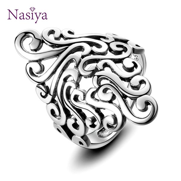 women's rings 925 sterling silver fashion women's vintage hollow geometric rings bohemian style party gift, Golden;silver
women's rings 925 sterling silver fashion women's vintage hollow geometric rings bohemian style party gift, Golden;silver