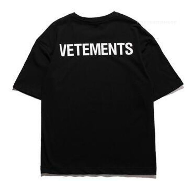 tshirt summer short sleeved clothing vete staff mens vetements letters printed, White;black
tshirt summer short sleeved clothing vete staff mens vetements letters printed, White;black