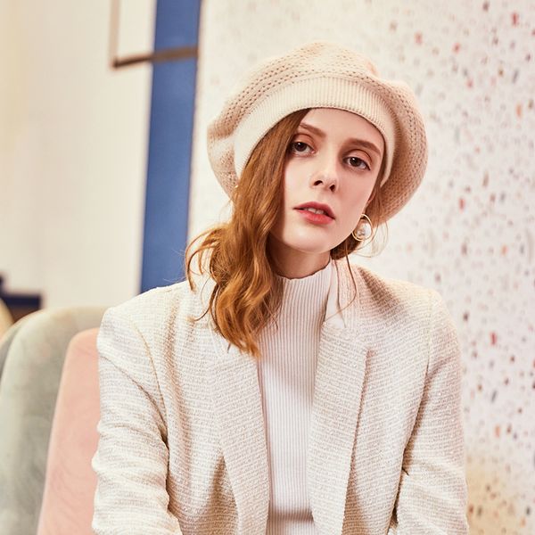 berets h777 women beret hat autumn winter korean fashion warm knitted cap female leisure solid color french all-match hats, Blue;gray
berets h777 women beret hat autumn winter korean fashion warm knitted cap female leisure solid color french all-match hats, Blue;gray