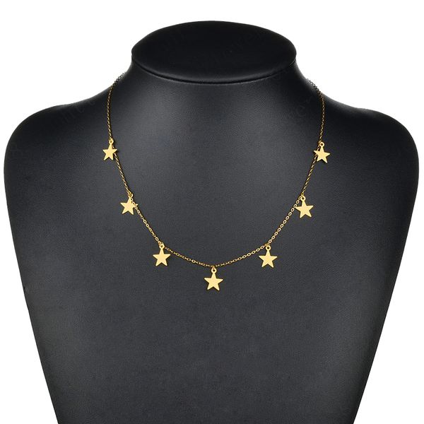 stainless steel star necklace for women pentagram pattern clavicle chain 2020 new style chain necklace jewelry wedding gift, Silver
stainless steel star necklace for women pentagram pattern clavicle chain 2020 new style chain necklace jewelry wedding gift, Silver