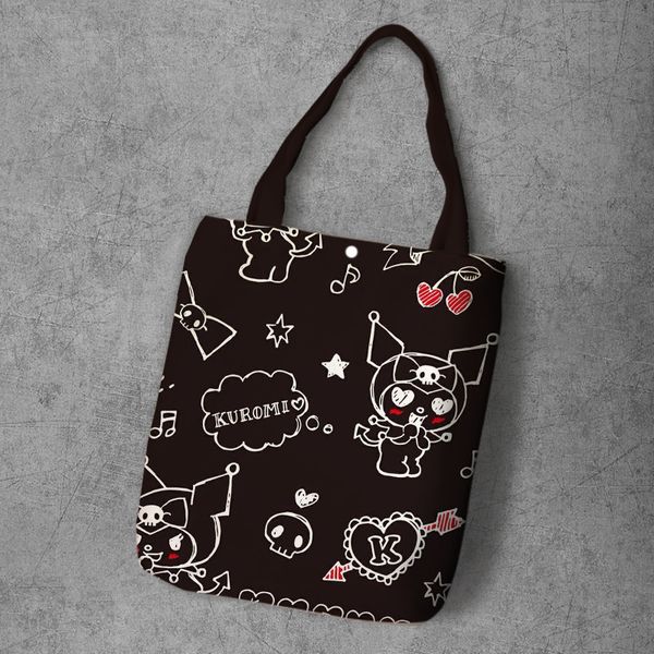 kuromi cartoon student printed canvas recycle shopping bag large capacity customize tote fashion ladies casual shoulder bags mx200717
kuromi cartoon student printed canvas recycle shopping bag large capacity customize tote fashion ladies casual shoulder bags mx200717