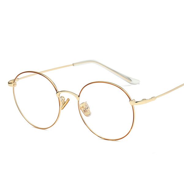 anti-blue rays glasses round metal frames for women men optical men women eyewear, White;black
anti-blue rays glasses round metal frames for women men optical men women eyewear, White;black
