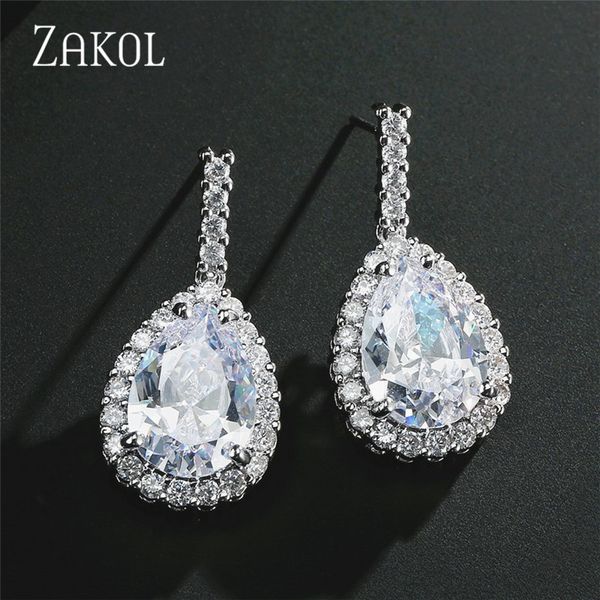 zakol cubic zirconia classic big drop crystal earrings luxury bridal wedding earrings for women jewelry wholesale fsep2104, Silver
zakol cubic zirconia classic big drop crystal earrings luxury bridal wedding earrings for women jewelry wholesale fsep2104, Silver