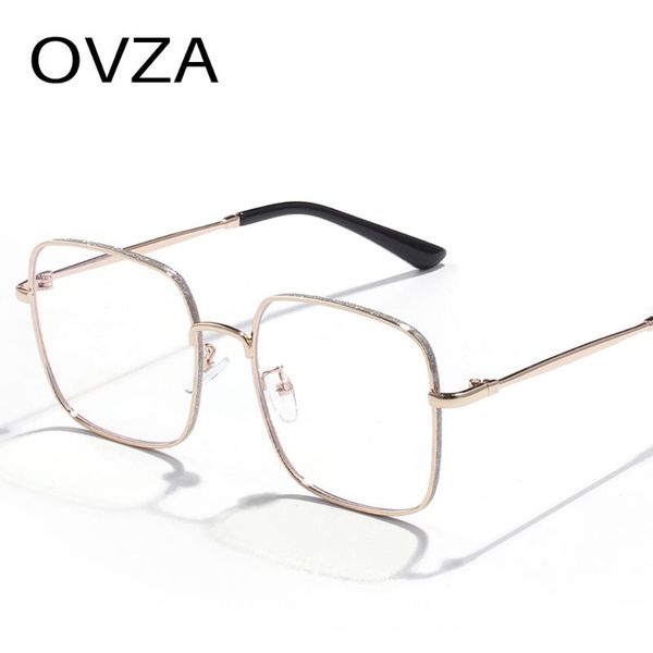 ovza rectangle metal frame glasses anti light blue men fashion computer goggle women s4059, White;black
ovza rectangle metal frame glasses anti light blue men fashion computer goggle women s4059, White;black