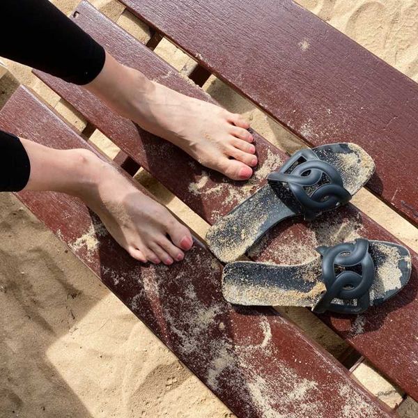 vallu slippers women summer outdoor 2020 new flat bottom net red jelly shoes plastic sandals ins, Black
vallu slippers women summer outdoor 2020 new flat bottom net red jelly shoes plastic sandals ins, Black