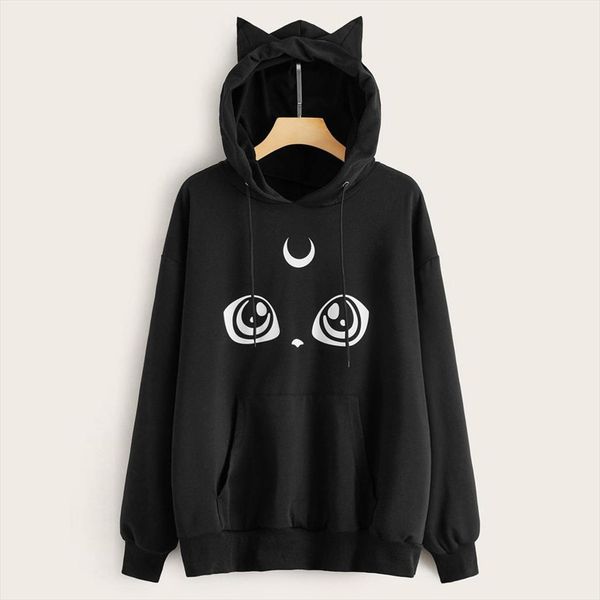 women sweatshirts autumn hooded long sleeve hoodies sweatshirt women cat print hoodie poleron mujer plus size j31, Black
women sweatshirts autumn hooded long sleeve hoodies sweatshirt women cat print hoodie poleron mujer plus size j31, Black