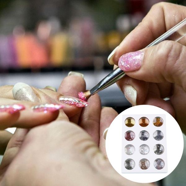 12pcs delicate nail sequins nail art stickers diy manicures decoration, Silver;gold
12pcs delicate nail sequins nail art stickers diy manicures decoration, Silver;gold