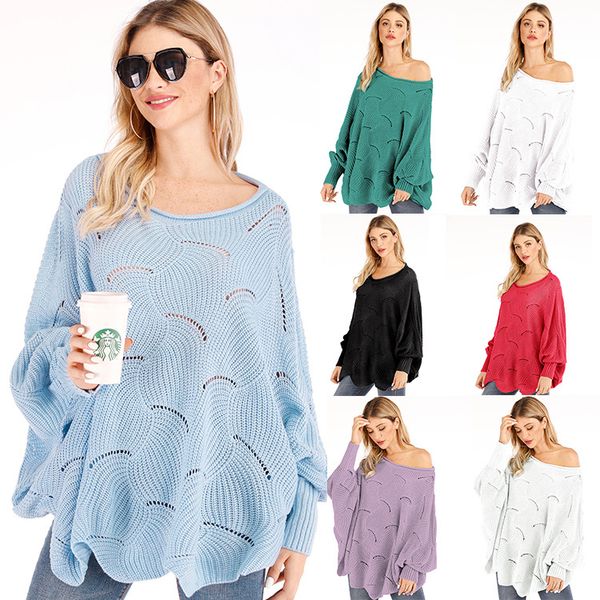 women sweater autumn batwing sleeve hollow sweater stylish women clothes casual loose sweaters for xs-xxxl, White;black
women sweater autumn batwing sleeve hollow sweater stylish women clothes casual loose sweaters for xs-xxxl, White;black