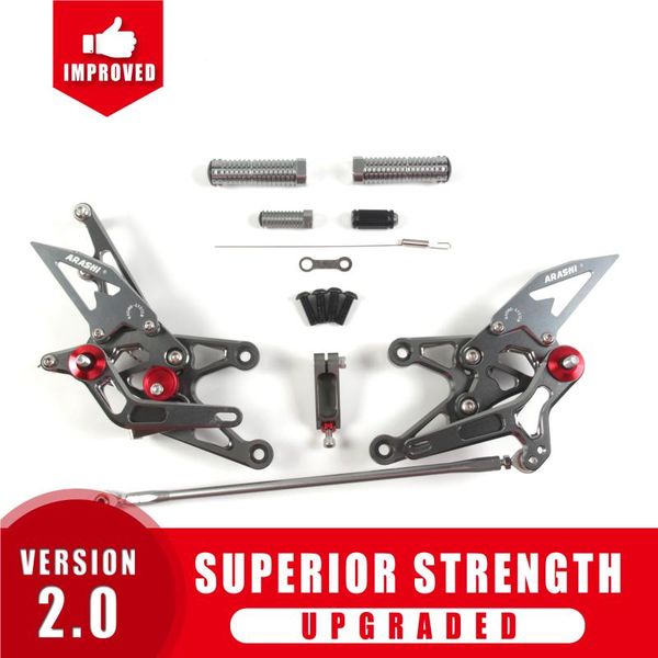 arashi для yzf r1 2007 2008 07-08 cnc регулируемая подножка для ног колышки rider сзади наборы rearset footrest foot rest алюминий
arashi для yzf r1 2007 2008 07-08 cnc регулируемая подножка для ног колышки rider сзади наборы rearset footrest foot rest алюминий