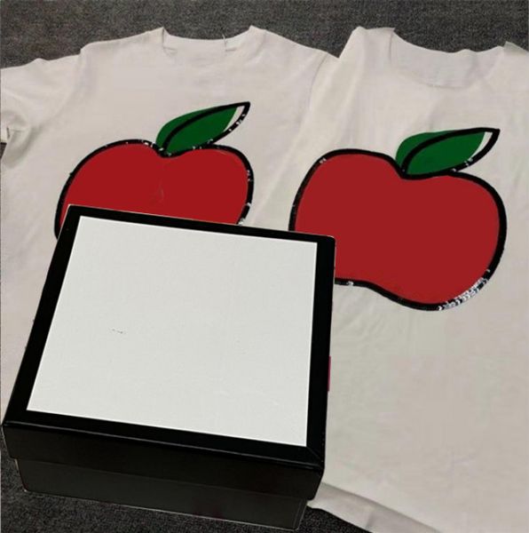 guxxi mens tee shirt casual 20ss summer short sleeve red apple print sequins t-shirt fashion 2020 haute couture sell, White;black
guxxi mens tee shirt casual 20ss summer short sleeve red apple print sequins t-shirt fashion 2020 haute couture sell, White;black