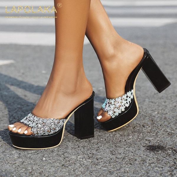 lapolaka 2020 большой размер 43 dropship летняя обувь женская pump mule скольжению на platfprm peep toe скольжения на высоких каблуках лето, Black
lapolaka 2020 большой размер 43 dropship летняя обувь женская pump mule скольжению на platfprm peep toe скольжения на высоких каблуках лето, Black