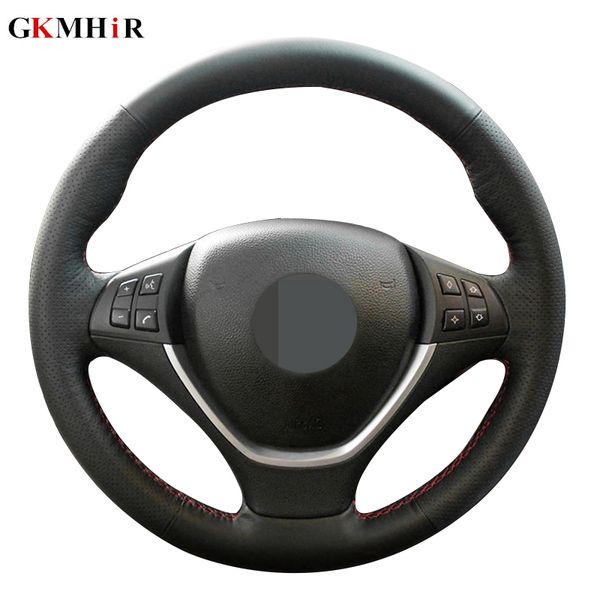 black artificial leather diy hand-stitched car steering wheel cover for e70 x5 2006-2013 e71 x6 2008-2014
black artificial leather diy hand-stitched car steering wheel cover for e70 x5 2006-2013 e71 x6 2008-2014