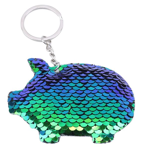 cute cartoon pig key chain brilliant pompom sequins gifts women car interior decoration bag accessories creative key rings, Silver
cute cartoon pig key chain brilliant pompom sequins gifts women car interior decoration bag accessories creative key rings, Silver