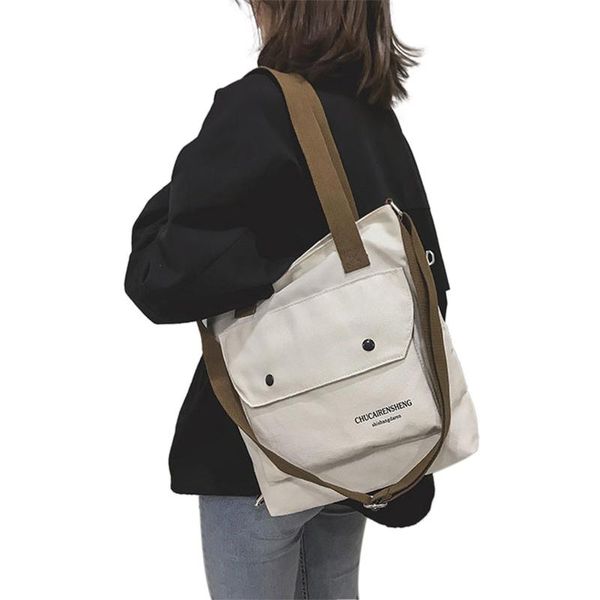 large capacity women letter canvas handbags fashion shoulder bags casual simple crossbody messenger bag for travel shopping
large capacity women letter canvas handbags fashion shoulder bags casual simple crossbody messenger bag for travel shopping