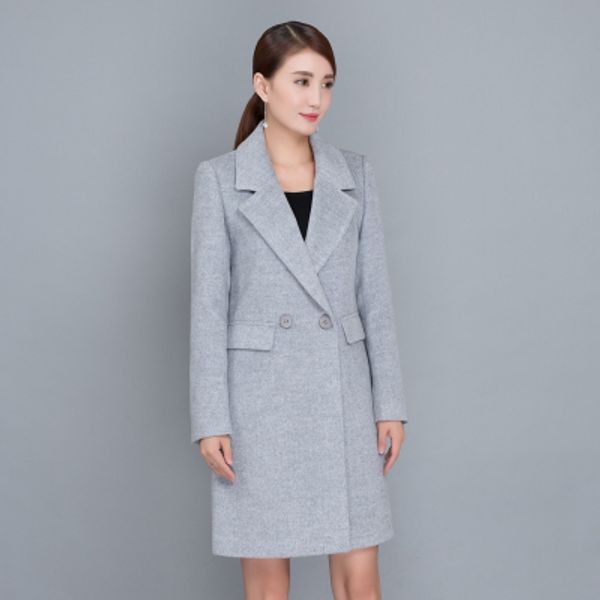 plus size 5xl 2020 autumn women's wool coat new fashion long trench coat double breasted slim overcoat manteau femme, Black
plus size 5xl 2020 autumn women's wool coat new fashion long trench coat double breasted slim overcoat manteau femme, Black