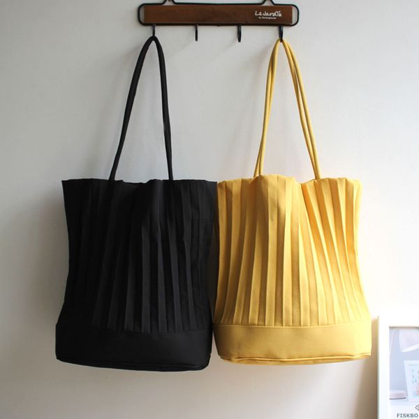 large capacity retro vintage bucket polyester bag casual tote female wrinkled shoulder bag simple solid shopping handbag
large capacity retro vintage bucket polyester bag casual tote female wrinkled shoulder bag simple solid shopping handbag