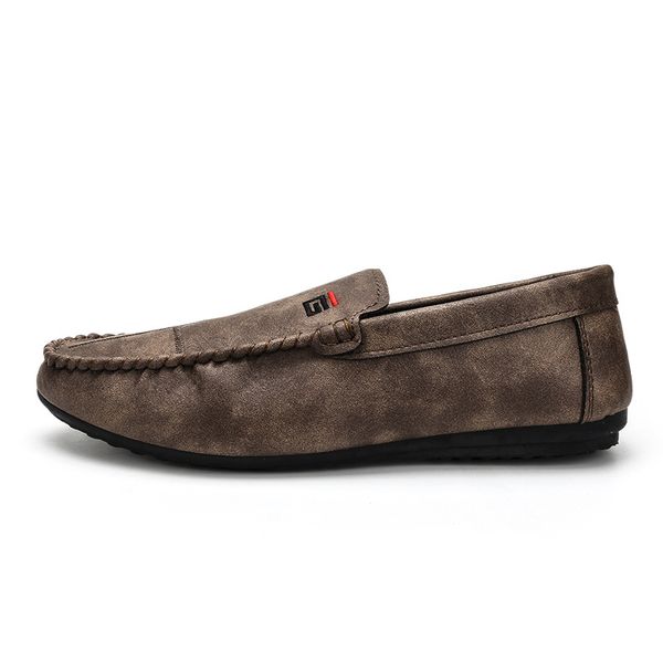 men loafer embroidery men soft leather lightweight slip on outdoor driving shoes male casual non-slip flats doug shoes moccasins, Black
men loafer embroidery men soft leather lightweight slip on outdoor driving shoes male casual non-slip flats doug shoes moccasins, Black