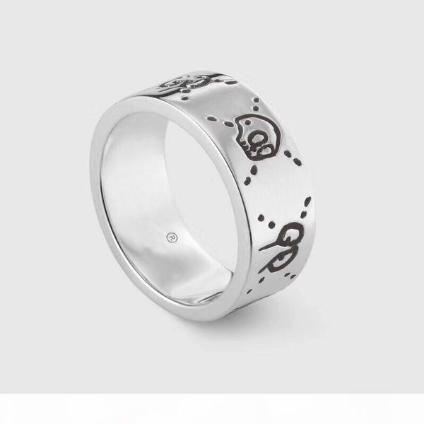 popular fashion brand 925 sterling silver skull designer rings for lady design women party wedding luxury jewelry with for bride with box
popular fashion brand 925 sterling silver skull designer rings for lady design women party wedding luxury jewelry with for bride with box
