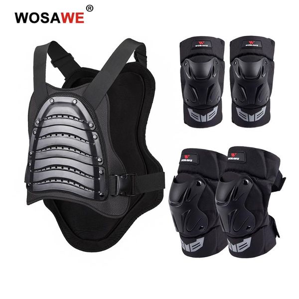 wosawe motorcycle protective gear set armor vest knee elbow pads brace motocross dirt bike protector support chsest back guards
wosawe motorcycle protective gear set armor vest knee elbow pads brace motocross dirt bike protector support chsest back guards