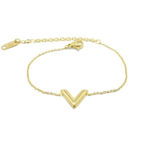 classic brand stainless steel jewelry triangle v shape bracelet letter pendant bracelet for women gold statement chokers bangle, Black 
classic brand stainless steel jewelry triangle v shape bracelet letter pendant bracelet for women gold statement chokers bangle, Black